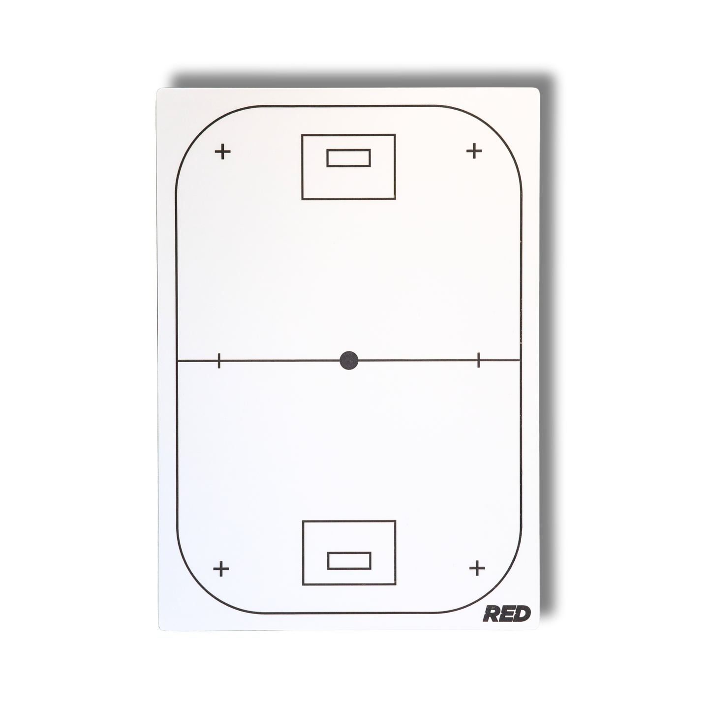 RED MAGNETIC FLOORBALL TACTIC BOARD