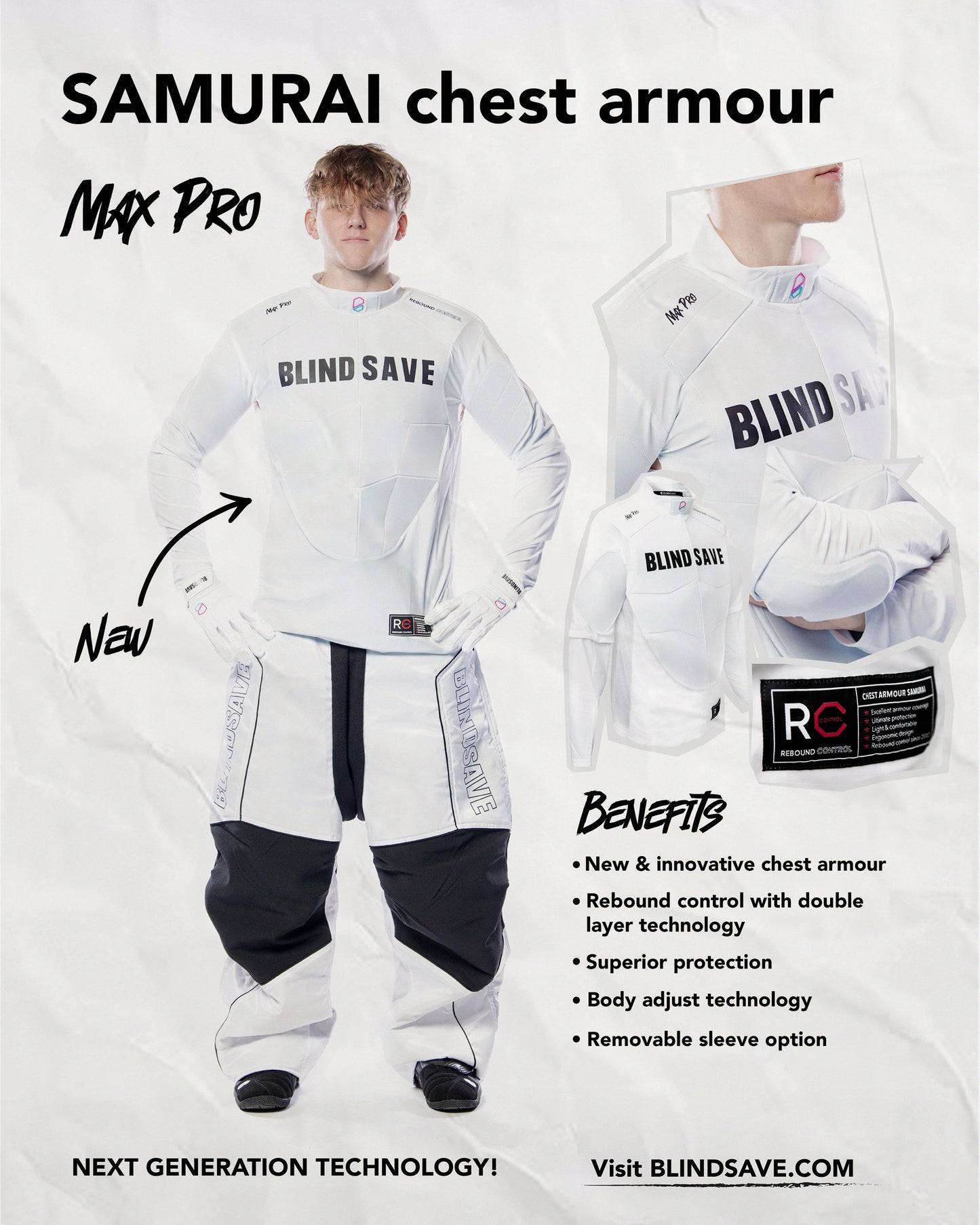 BLINDSAVE SAMURAI CHEST ARMOUR RC MAX PRO